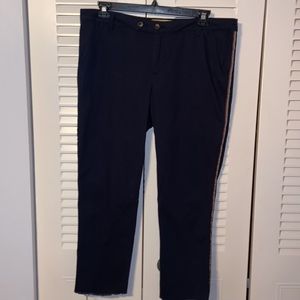 3 bundled items for $15 Democracy tuxedo stripe raw hem chino’s